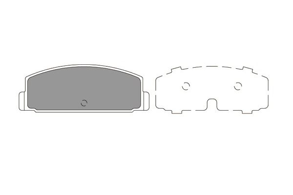 Remblokset Kavo Parts KBP-5545