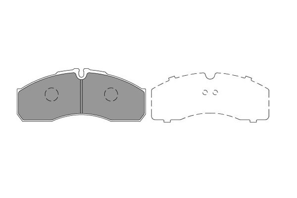 Remblokset Kavo Parts KBP-6598