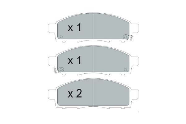 Remblokset Kavo Parts KBP-6599