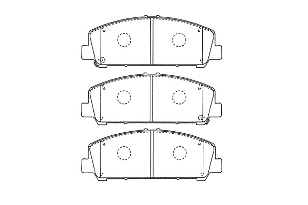 Remblokset Kavo Parts KBP-6611