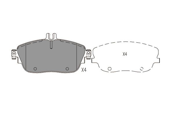 Remblokset Kavo Parts KBP-6620