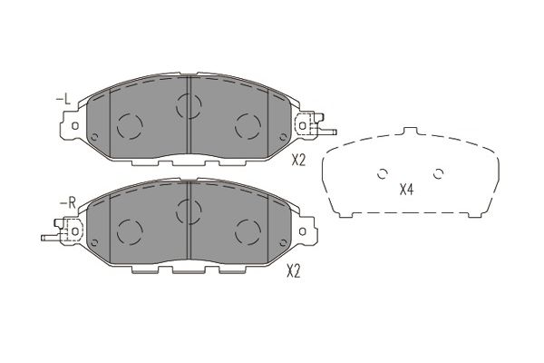 Kavo Parts Remblokset KBP-6623