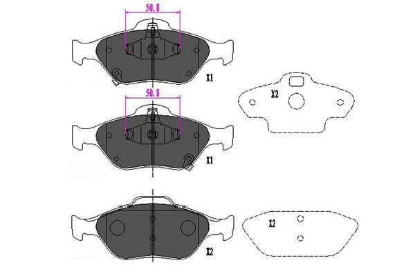 Kavo Parts Remblokset KBP-9091