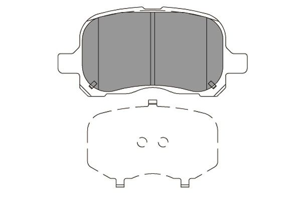 Remblokset Kavo Parts KBP-9129