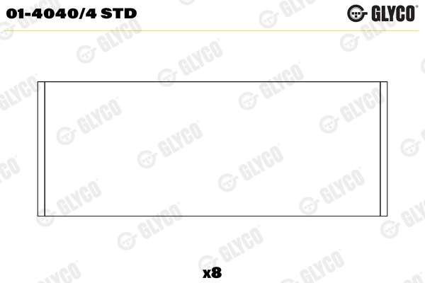 Drijfstanglager Glyco 01-4040/4 STD