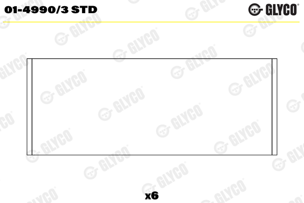 Drijfstanglager Glyco 01-4990/3 STD