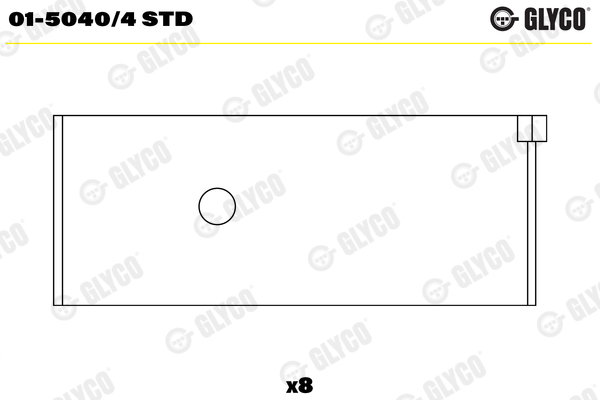 Drijfstanglager Glyco 01-5040/4 STD