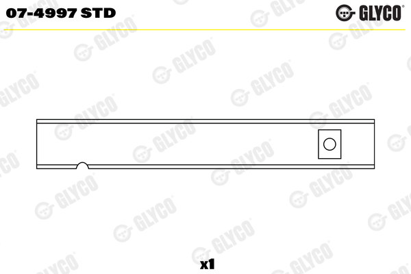 Tuimelaar bus Glyco 07-4997 STD