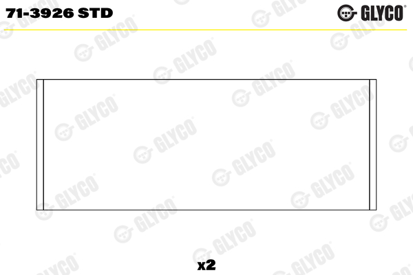 Drijfstanglager Glyco 71-3926 STD