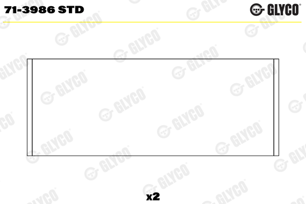 Drijfstanglager Glyco 71-3986 STD