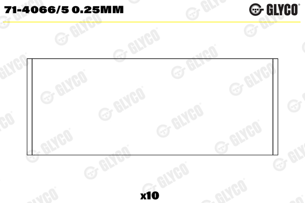 Glyco Drijfstanglager 71-4066/5 0.25MM