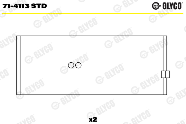 Glyco Drijfstanglager 71-4113 STD
