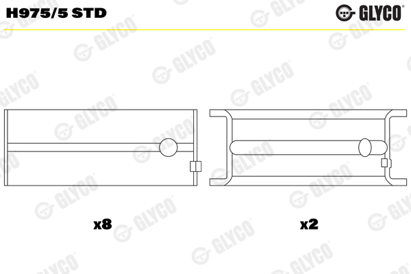 Hoofdlager Glyco H975/5 STD