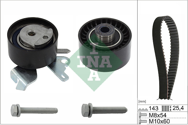 Distributieriem kit INA 530 0418 10