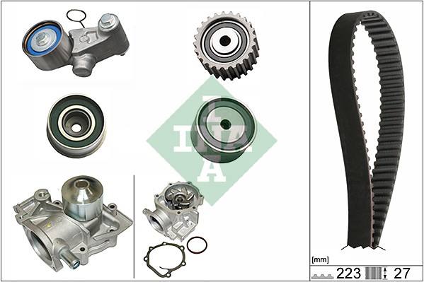 Distributieriem kit inclusief waterpomp INA 530 0426 30