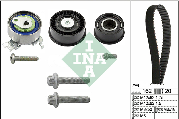 Distributieriem kit INA 530 0443 10