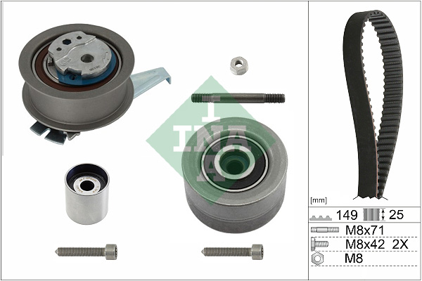 Distributieriem kit INA 530 0835 10