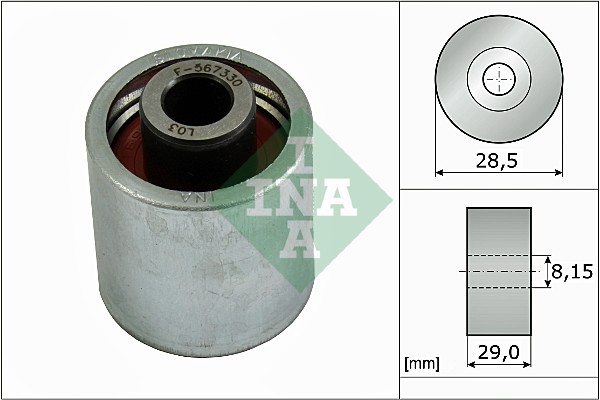 Geleiderol distributieriem INA 532 0310 10