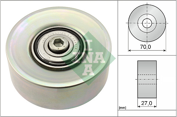 Geleiderol (poly) V-riem INA 532 0398 10