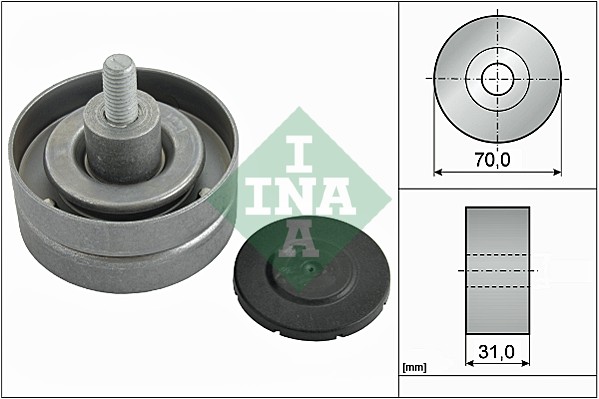 Geleiderol (poly) V-riem INA 532 0415 10