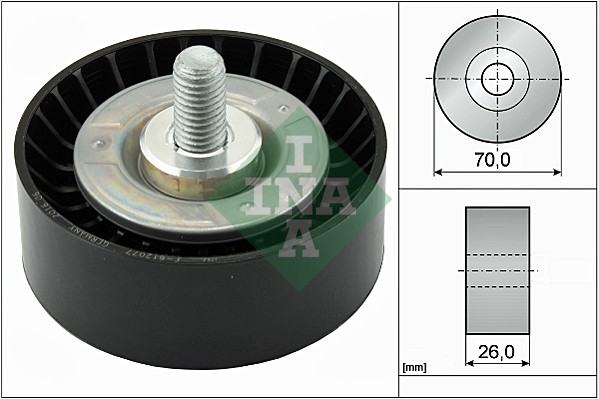 Geleiderol (poly) V-riem INA 532 0475 10