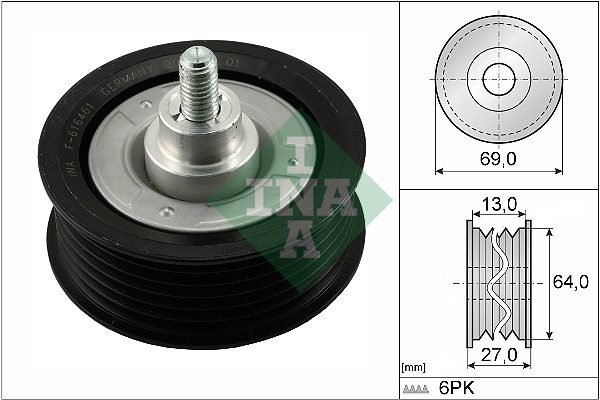 Geleiderol (poly) V-riem INA 532 0477 10