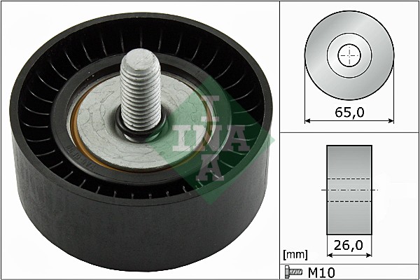 Geleiderol (poly) V-riem INA 532 0479 10