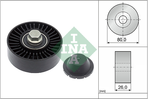 Geleiderol (poly) V-riem INA 532 0512 10