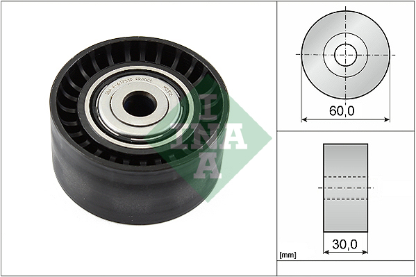 Geleiderol (poly) V-riem INA 532 0534 10