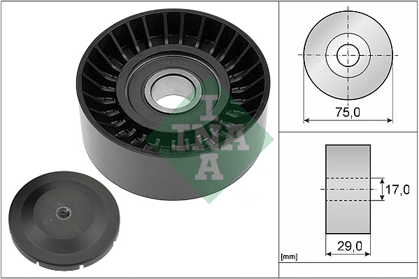 Geleiderol (poly) V-riem INA 532 0536 10