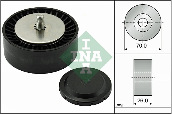 Geleiderol (poly) V-riem INA 532 0553 10