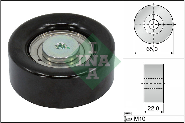 Geleiderol (poly) V-riem INA 532 0639 10