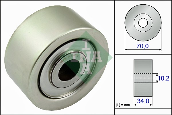 Geleiderol (poly) V-riem INA 532 0778 10
