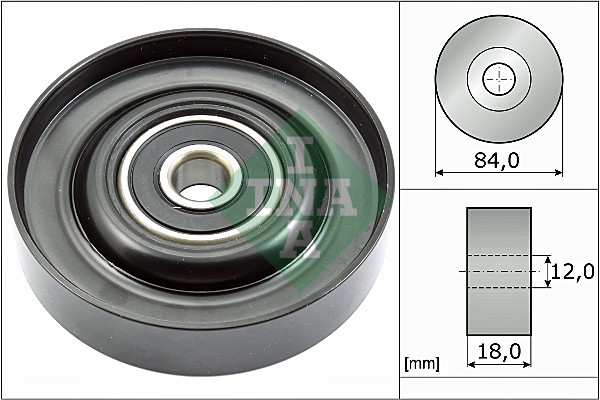 Geleiderol (poly) V-riem INA 532 0785 10