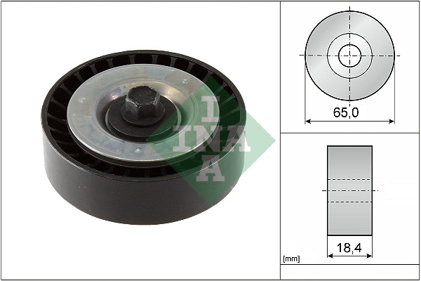 Geleiderol (poly) V-riem INA 532 0928 10