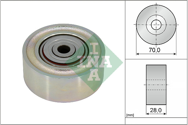 Geleiderol (poly) V-riem INA 532 0934 10