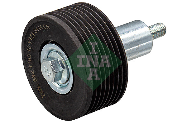 INA Geleide rol/omdraairol, Poly V-riem 532 1163 10