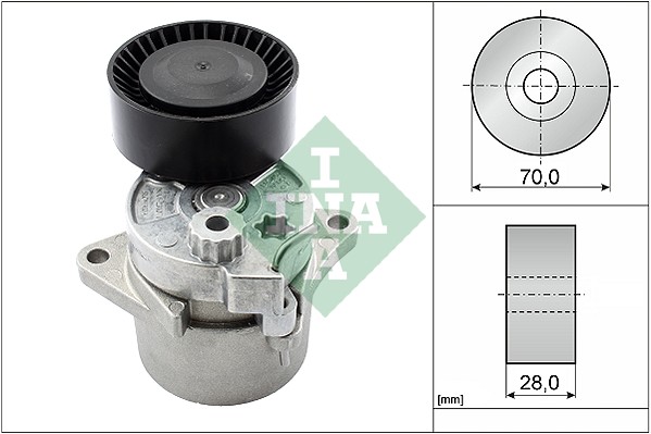 Spanner poly V-riem INA 533 0017 10