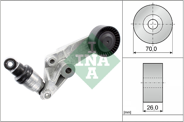 Spanner poly V-riem INA 534 0016 10