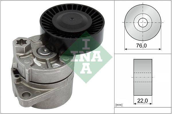 Spanner poly V-riem INA 534 0018 10