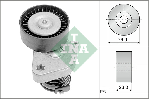 Spanner poly V-riem INA 534 0081 30