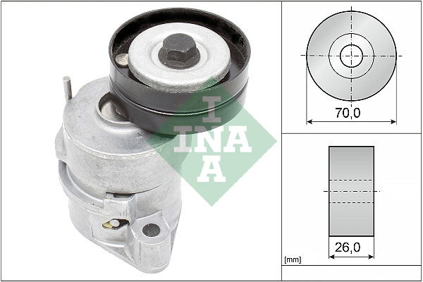 Spanner poly V-riem INA 534 0102 30