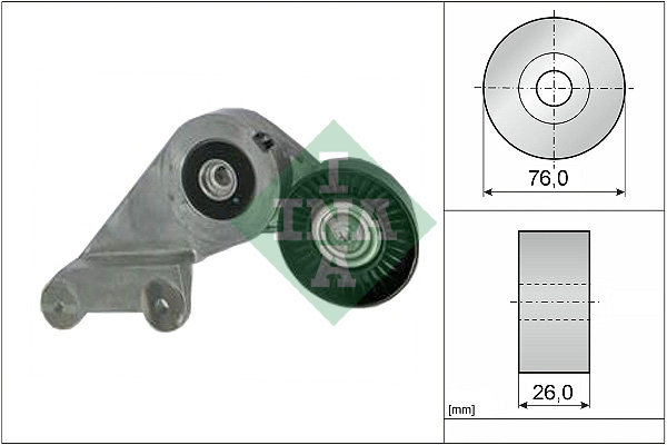 Spanner poly V-riem INA 534 0133 30