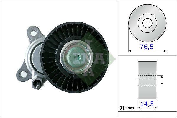 Spanner poly V-riem INA 534 0168 10