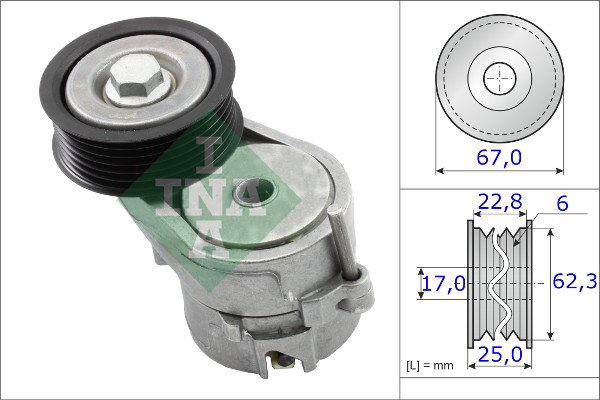 Spanner poly V-riem INA 534 0246 10