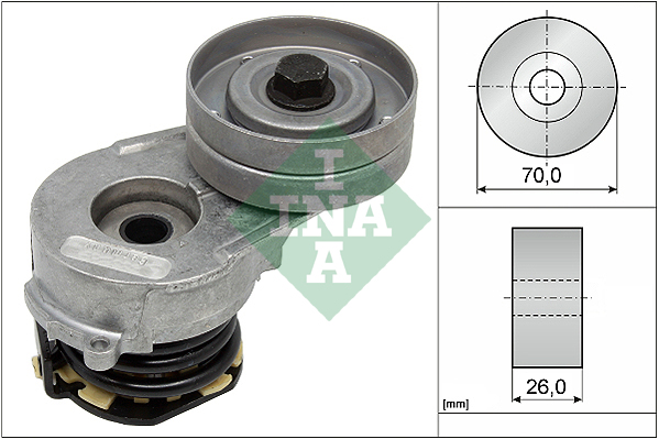 Spanner poly V-riem INA 534 0321 10