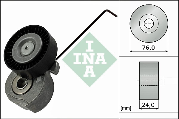 Spanner poly V-riem INA 534 0324 10