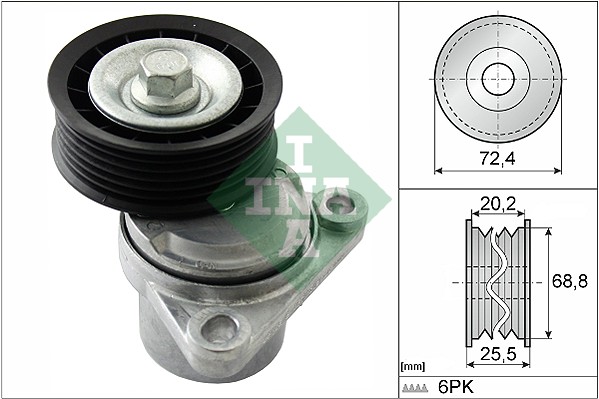 Spanner poly V-riem INA 534 0326 10