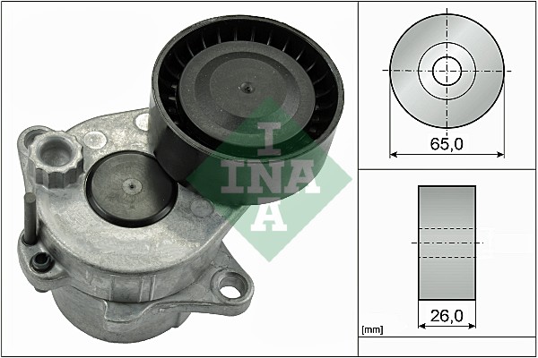 Spanner poly V-riem INA 534 0337 10