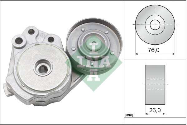 Spanner poly V-riem INA 534 0374 10